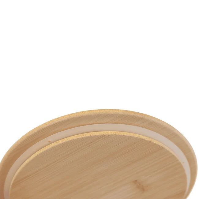 Rectangle Glass Container with Bamboo Lid