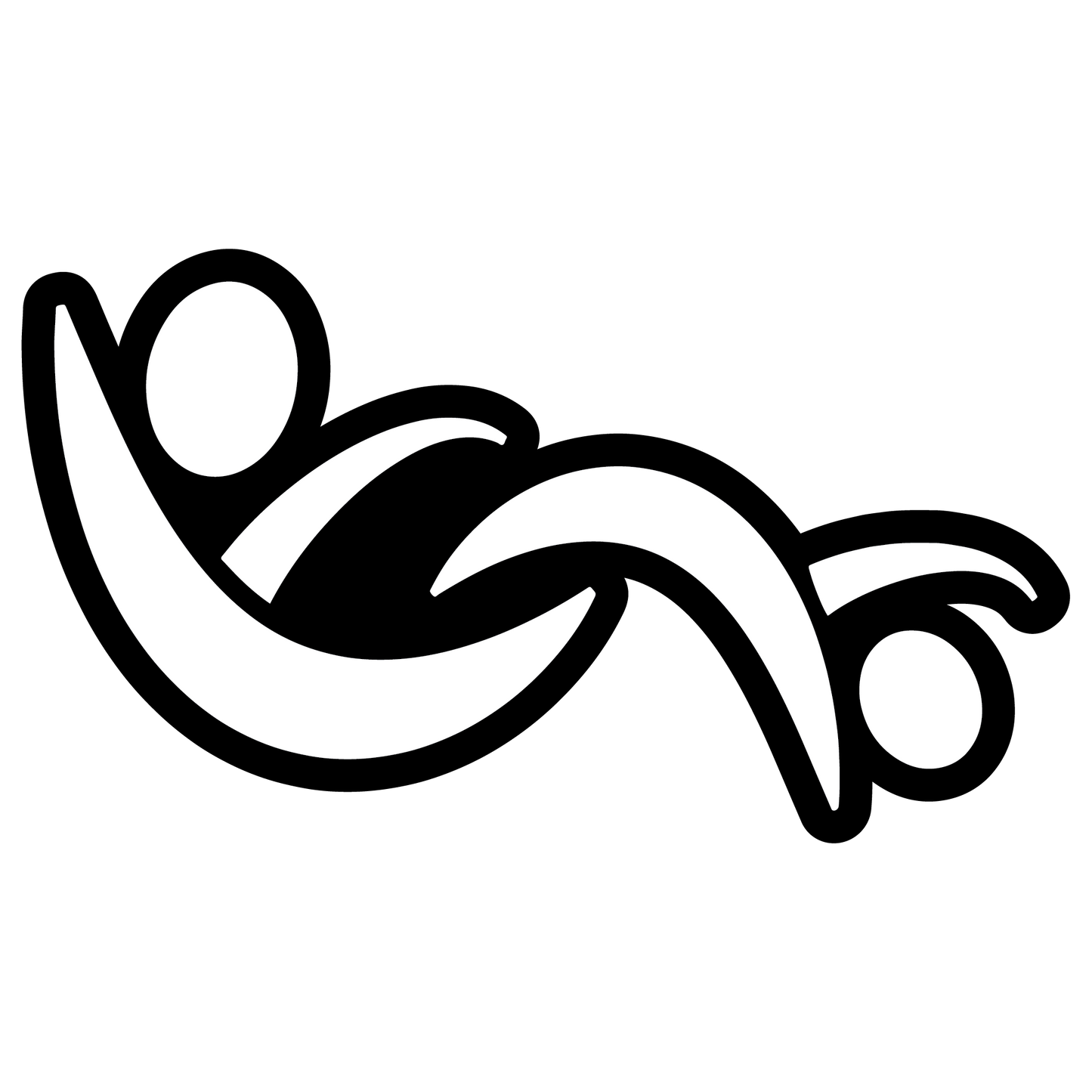 International Swinger Symbol - Multi-Color 6" Wide