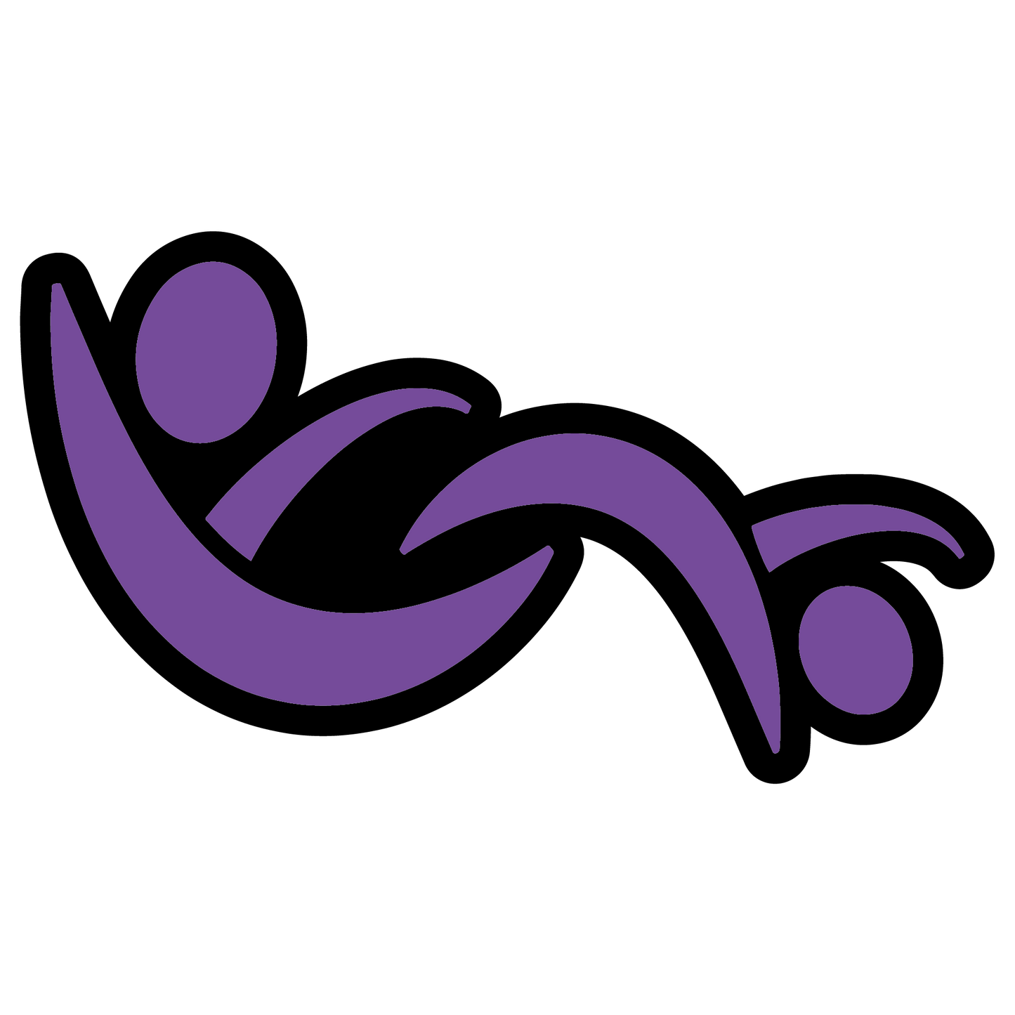 International Swinger Symbol - Multi-Color 6" Wide