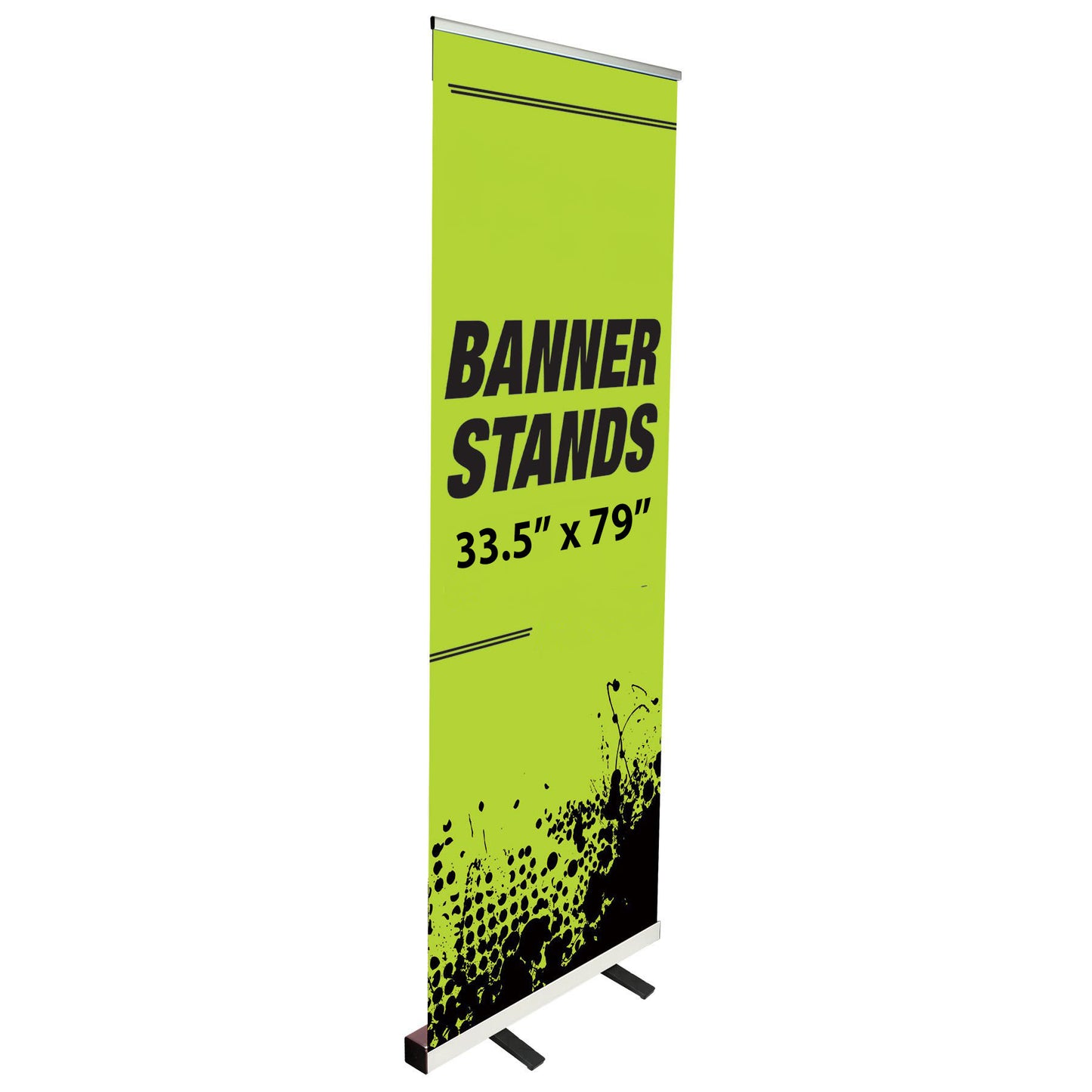 Retractable Roll-Up Banners with Stand –