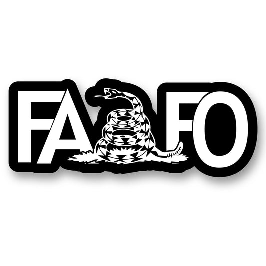 FAFO Rattlesnake Sticker