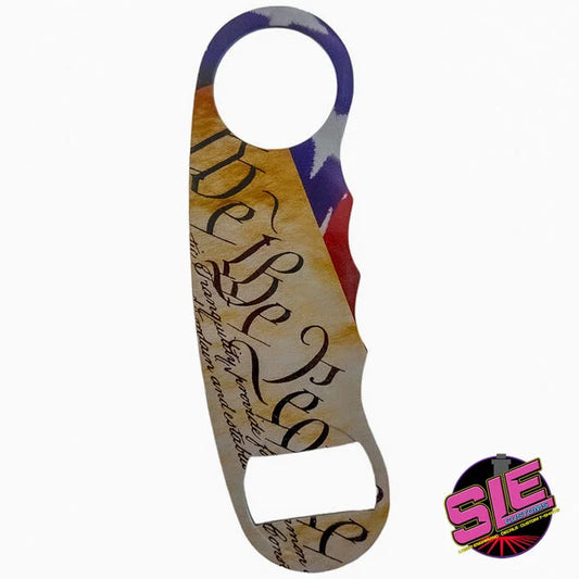 We The People Patriotic Bottle Opener